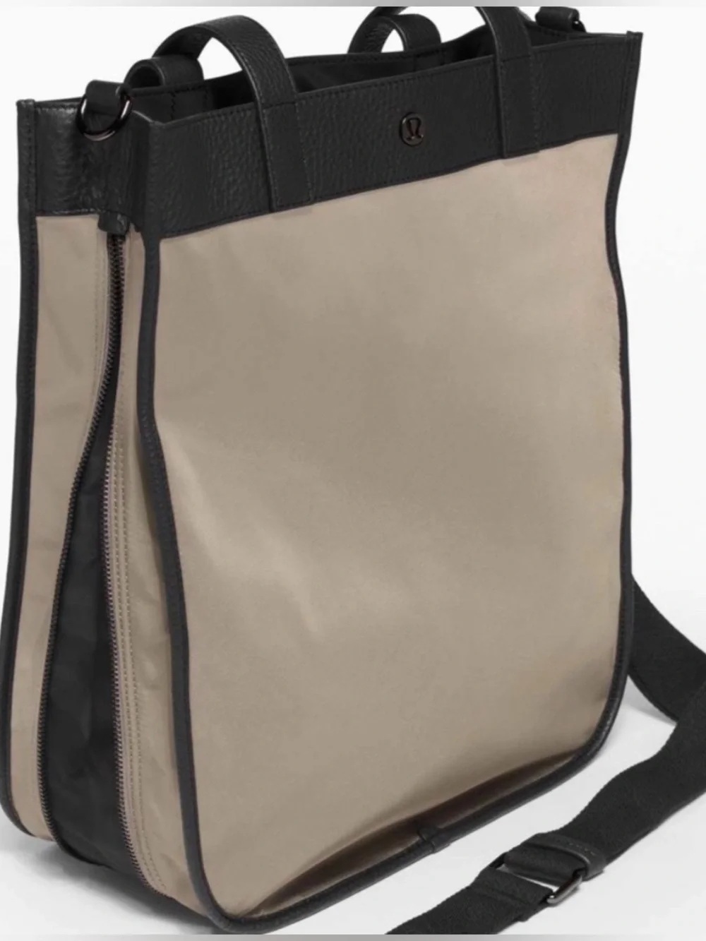 HUGE Lululemon Now & Always Tote Laptop BagTHE BIG ONE LEATHER & NYLON
